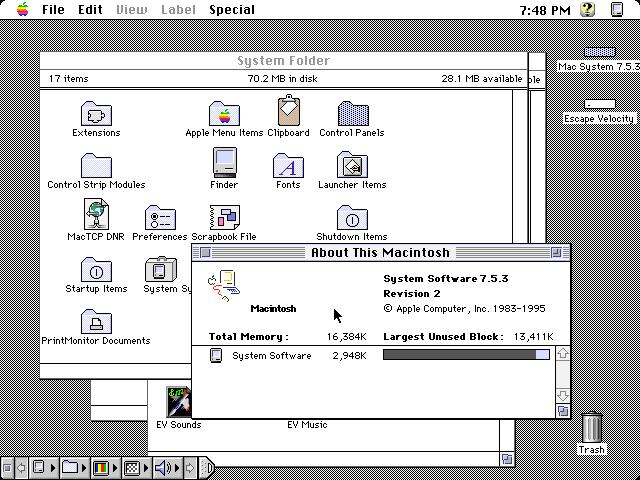 User interface of desktop with open windows.