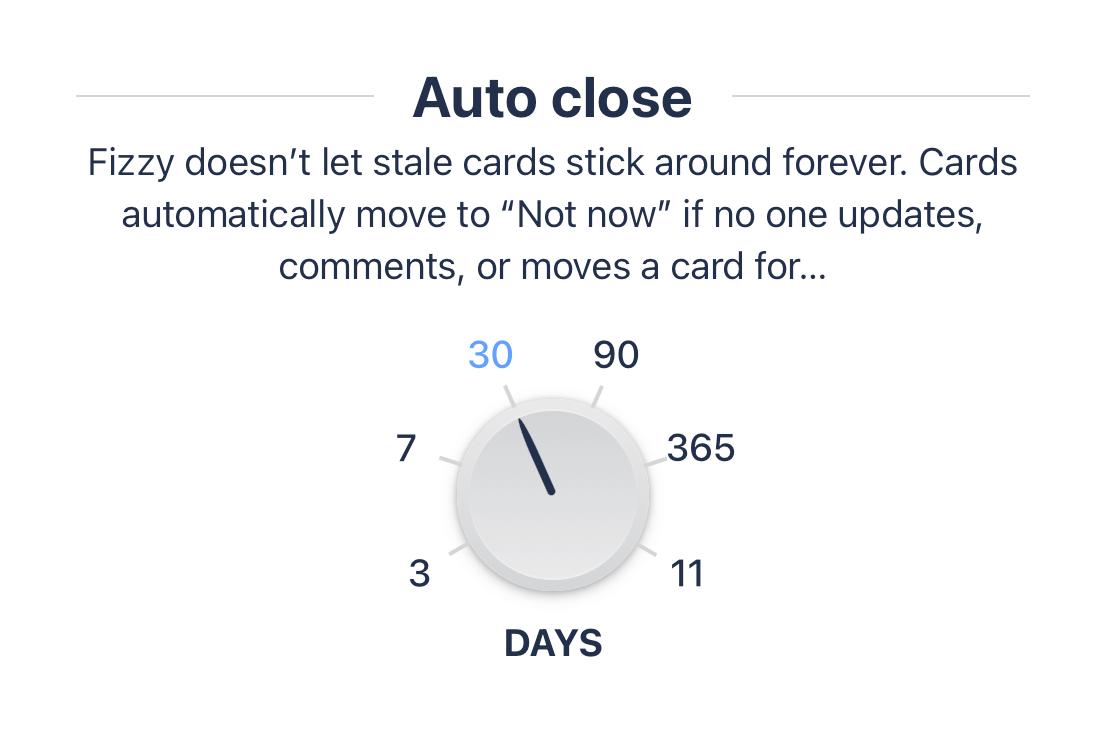 UI element resemblind a physical dial control.